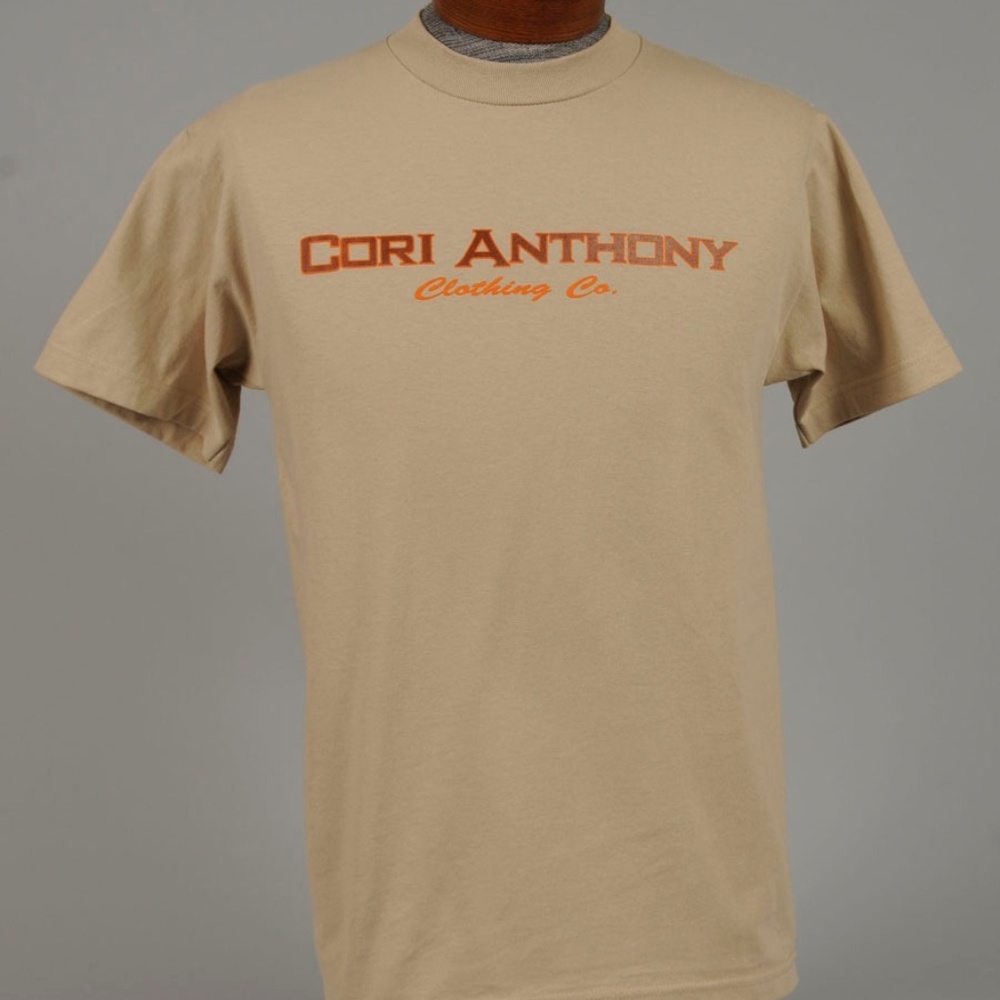 Tan Established Tshirt by Cori Anthony